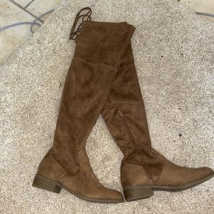 Suede Over the Knee Boots